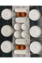 Gold Elips 18 Piece Breakfast Set for 6 Persons