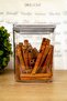 6-Piece Vacuum Lid Spice Bowl Set Transparent Label Spice Storage Container Jar Mica 900 ml - 2