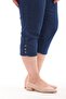Women's Elastic Waist Capri - 4