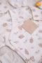 Girl Boy Baby Newborn 8-Piece Bodysuit Set 0-3 Months Gift Hospital Leaves Pattern 6016 - 3