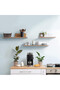 2-Pcs Floating Wall Shelves 40×15 cm Beige - 3