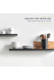 2-Pcs Floating Wall Shelves 60×15 cm Black - 6