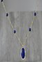 LAPİS LAZULİ GÜMÜŞ KOLYE - 3