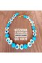 Bodrum Glass Bead Serenay Glass Necklace Evil Eye Bead Necklace - 2