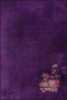 Floral Closed Color with Purple Color Patterned Woven Base Carpet and Washable Carpet Aloha183