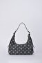 Women's Black Denim Shoulder Bag 05Po22K1596 - 4