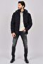 Men's Pocket Detailed Hooded Coat 0622620 Navy Blue - 2