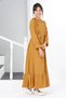 Girl's Aerobin Linen Fabric Long Dress - 2
