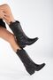 Women's Western Decorative Embroidered Boots - 3