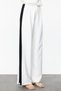Stripe Detailed Wide Leg Trousers - 5