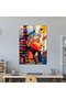 Egyptian Pop Art Glass Wall Art, Classicism+Popart, Modern Art, Home Decoration - 3