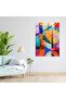 Dadaism Glass Print, Abstract Shapes, Dadaism, Glass Wall Art, Modern Art - 4
