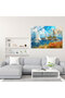 Pointillism Seaside Glass Print - Pointillism, Glass Print, Glass Art, Wall Decoration - 3