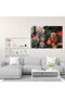 Pointillism Glass Wall Art Intricate Floral Pattern, Pointillism, Home Decor - 2