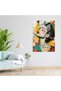 Pop Art Woman Glass Wall Art, Classicism+Popart, Glass Wall Art, Wall Decoration - 3