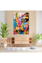 Andy Warhol Glass Print: Abstract Graffiti Design, Andy Warhol, Glass Print, Modern Art - 2