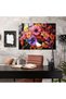 Pointillism Glass Print, Vivid Flower, Pointillism, Wall Decoration, Home Decoration - 3