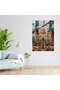 Medieval Cartoon Glass Print, Classicism+Popart, Glass Print - 3