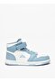 Panelled High-Top Sports Shoes with Hook and Loop Closure - 3