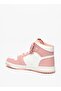 Panelled High-Top Sports Shoes with Hook and Loop Closure - 2