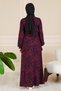 Nevrül Robadan Mevlana Dress Bell Skirt Dress Islamic Dress Prayer Dress Viscose Cotton Dress - 7