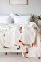 100% Cotton Soft Knitted Pique, Bed Cover Double 240X260 cm Tile Fringe - 5