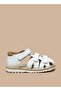 Barefoot Textured Sandals with Hook and Loop Closure - 3