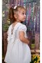 Girl's Back Detail, Ruffled Lace, Cotton Lined Dress, Suitable for Birthdays, Special Occasions, and Holidays. - 8