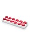 2 Pieces 12-Eye Heart Silicone Heart Ice Box Mold with Lid - 2
