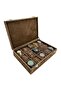 Watch Box 15 Pieces Without Glass Alkantara Brown Suede Coated Pillows Suede Velvet Special