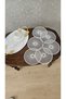 6-Piece Coffee-Color Stylish Presentation Napkins Guipure Tulle Napkins - 4