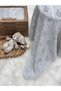(with Booties Gift) Newborn Perforated Hair Braided Knitwear Baby Blanket - 2