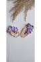 Crispy Flower (FENCE) Hairpin - Niche Hair Accessory Reflecting Your Lilac Hair Style (1 PAIR)
