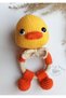 Duck - Teether & Rattle Antibacterial Threaded - 5