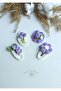 Special 4-Piece Lilac Set Snap Niche Hair Accessories - 5