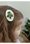 Hand Embroidered Pine Tree Niche Hair Accessory Hairpin No: 1 - 3