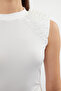 Beyaz İnci Aksesuarlı Örme Body TPRSS24BD00025 - 4