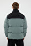 Men's Mint Taslan Regular Fit Color-Blocked Stand Collar Winter Coat Tmnaw25Mo00006 - 5