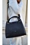 Women's Knitted Hand and Shoulder Bag - 5
