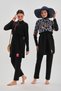 4-Piece Hijab Swimsuit with Gilet Full Covered Hijab Swimsuit Plus Size Burkini - 5