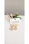 Steel Earrings for Women 316L, 2 Pieces, Elegant, with Baguette Stone Detail, Chicken Skin Color, Non-Fade Guaranteed, Invoiced - 8