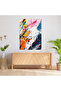 Fun Rhythm Glass Print, Action Painting, Wall Decoration - 2