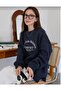 Laci Comfort Sweatshirt - Crew Neck Printed