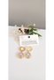 Steel Earrings for Women 316L, 2 Pieces, Elegant, with Baguette Stone Detail, Chicken Skin Color, Non-Fade Guaranteed, Invoiced - 5