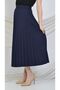 Women's Plisoley Skirt 781 Navy Blue - 3