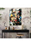 Dadaism Glass Wall Art, Optical Illusions and Distorted Images Collage, Dadaism - 3