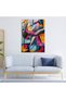 Colorful Abstract Dadaism Glass Print, Dadaism, Home Decor, Glass Wall Art - 3