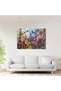 Pointillism Glass Art: Interesting Garden Scene, Pointillism, Wall Decoration - 2