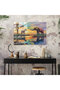 Pointillism Safari Glass Wall Art - Pointillism, Wall Decoration, Glass Art, Modern Art - 3