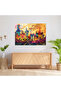 Post, Impressionism Modern Art: Odd Village Landscape, Impressionism, Glass Art - 3